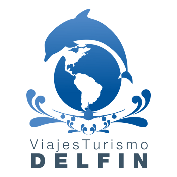 Viajes Turismo Delfin Logo PNG Vector