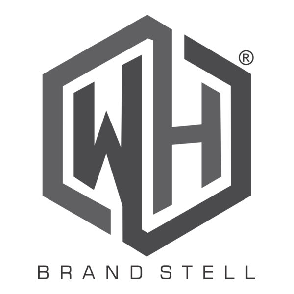 WH Brand Steel Logo PNG Vector