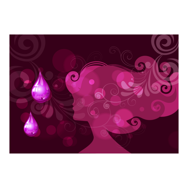 woman silhouette attar violet Logo PNG Vector