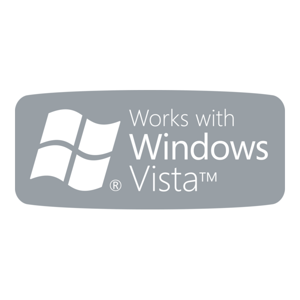 Works with Windows Vista Logo PNG Vector