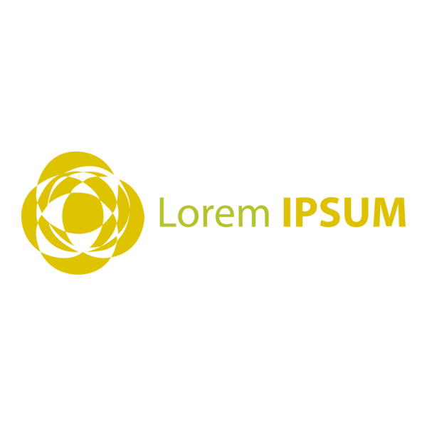 Yellow abstract company Logo PNG Vector