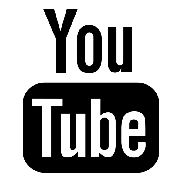 YouTube Black Logo PNG Vector