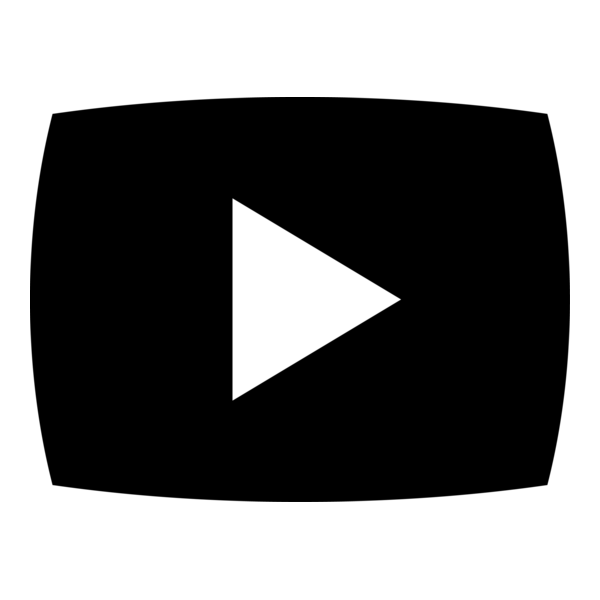YouTube Play Black Logo PNG Vector