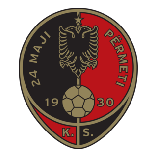 24 Maji Përmeti Logo PNG Vector