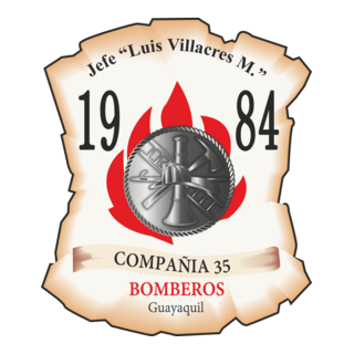 35 Cia Jefe Luis Villacres Logo PNG Vector