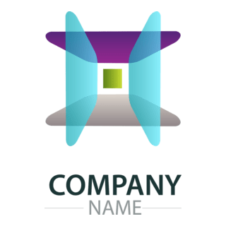 3D square company Logo PNG Vector