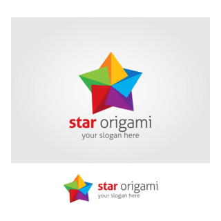 Abstract star Logo PNG Vector