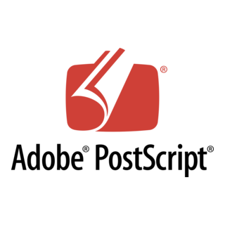 Adobe PostScript Logo PNG Vector