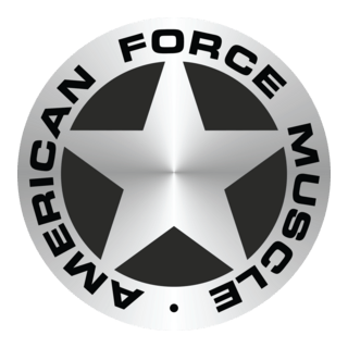American Force Muscle Logo PNG Vector
