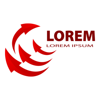 arrows turn company Logo PNG Vector