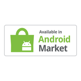 Available in Android Market Logo PNG Vector