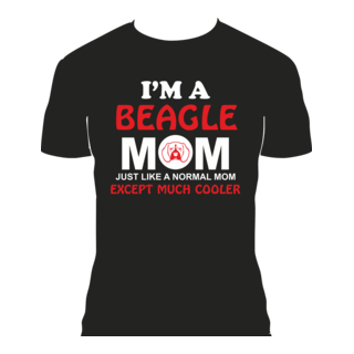 Beagle Mom Logo PNG Vector