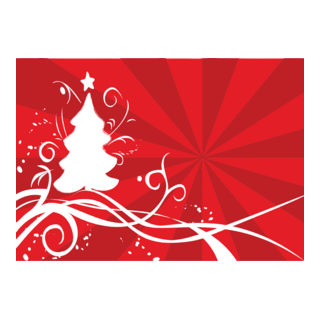 beautiful sketch christmas tree Logo PNG Vector