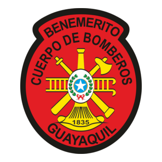 Benémerito Cuerpo de Bomberos Guayaqui Logo PNG Vector