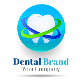 Blue dental Logo PNG Vector