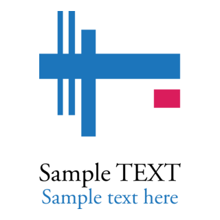 blue shape company Logo PNG Vector