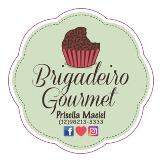 Brigadeiro Priscila Logo PNG Vector
