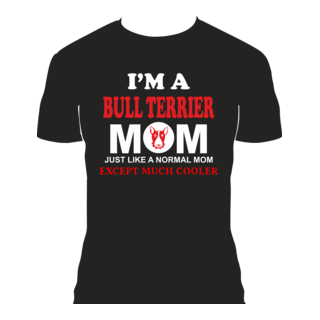 Bullterrier mom Logo PNG Vector