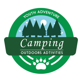 Camping outdoor activities Logo PNG Vector