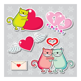 cartoon valentine Logo PNG Vector