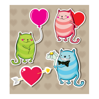 cartoon valentine Logo PNG Vector