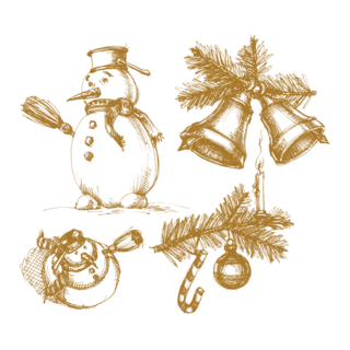 christmas bells Logo PNG Vector