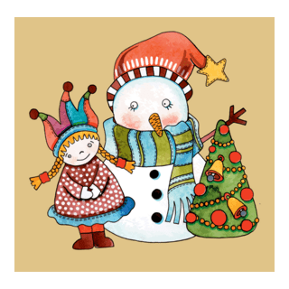 christmas cartoon Logo PNG Vector