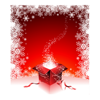 christmas gift box Logo PNG Vector