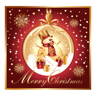 christmas snowman snowflake Logo PNG Vector