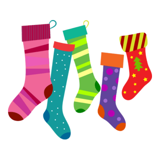 christmas stockings Logo PNG Vector