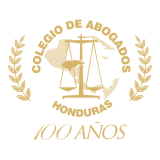 Colegio de Abogados de Honduras 100 años Logo PNG Vector