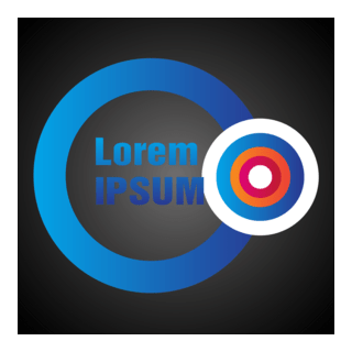 colorful circle inside text company Logo PNG Vector