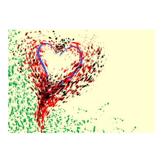 colorful grunge heart valentine Logo PNG Vector