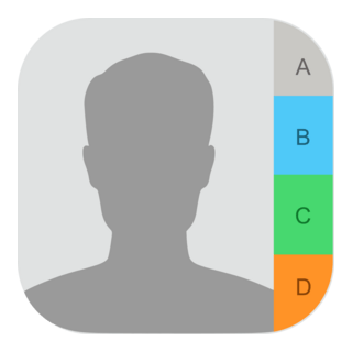 Contacts IOS Logo PNG Vector