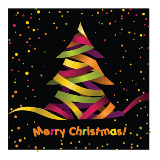 creative christmas tree Logo PNG Vector