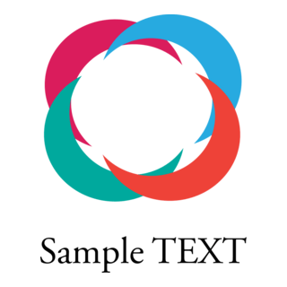 Cut circle company Logo PNG Vector