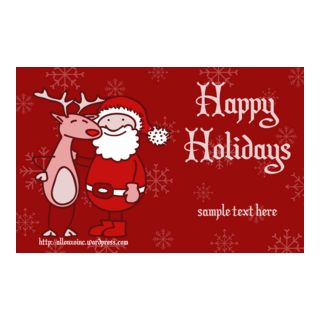 cute christmas Logo PNG Vector