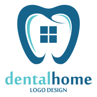 Dental home Logo PNG Vector