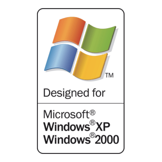 Designed for Microsoft Windows XP Logo PNG Vector