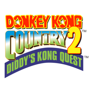 DONKEY KONG COUNTRY 2 - Diddy's Kong Quest Logo PNG Vector