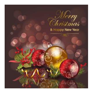 elegant christmas ornament background Logo PNG Vector