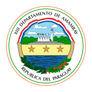 ESCUDO DEPARTAMENTO DE AMAMBAY Logo PNG Vector