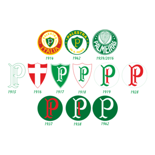 Escudos Sociedade Esportiva Palmeiras 1914/2016 Logo PNG Vector