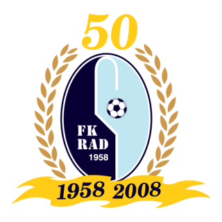 FK Rad (1958-2008) Logo PNG Vector