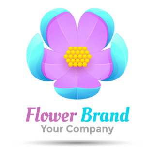 Flower Logo PNG Vector
