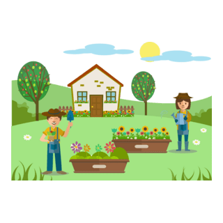 gardening Logo PNG Vector