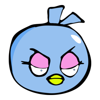 Girl Bird Logo PNG Vector