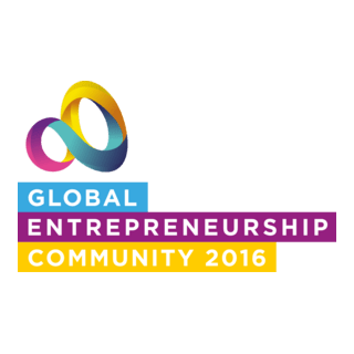 Global Entrepreneurship Community 2016 Logo PNG Vector