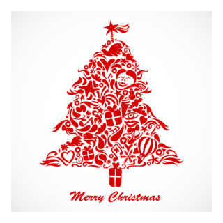 graffiti christmas tree Logo PNG Vector