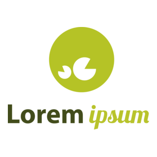 Green circle shape company Logo PNG Vector